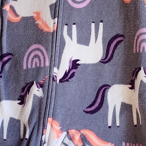 Carters Footed Fleece Unicorn Pajamas Size 18Months - Picture 4 of 6
